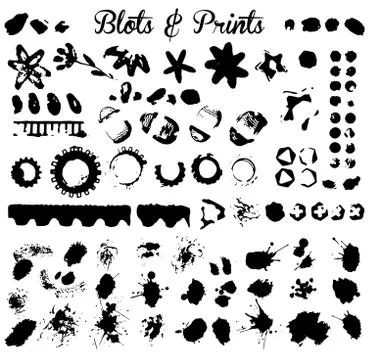 Abstract grunge design elements Stock Illustration