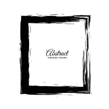 Abstract grunge frame background design Stock Illustration
