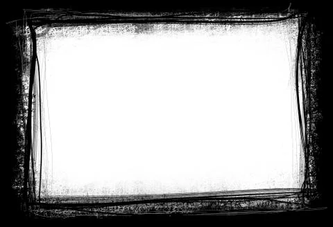 Abstract grunge graffiti frame Stock Illustration