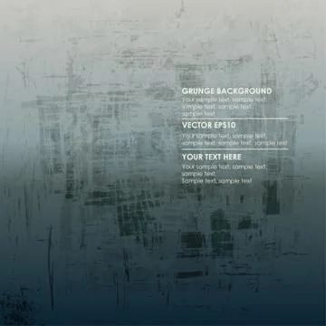 Abstract grunge gray background for text Stock Illustration