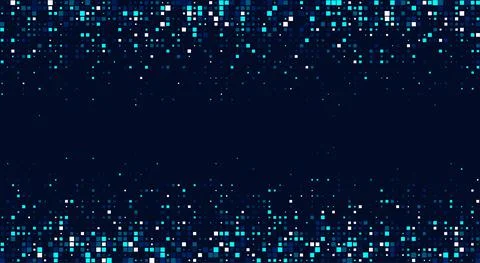 Abstract grunge grid polka dot background pattern. Stock Illustration