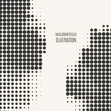 Abstract grunge halftone dot texture Stock Illustration