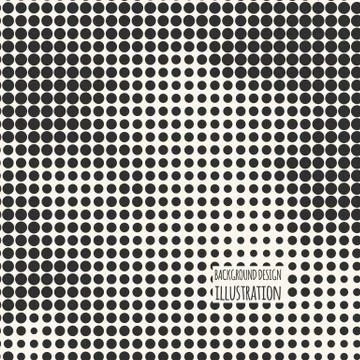 Abstract grunge halftone dot texture Stock Illustration