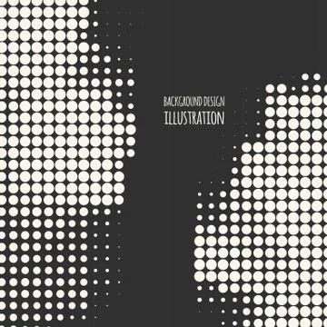 Abstract grunge halftone dot texture Stock Illustration