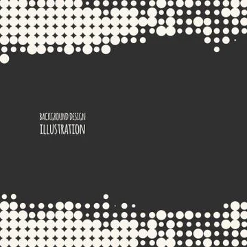 Abstract grunge halftone dot texture Stock Illustration