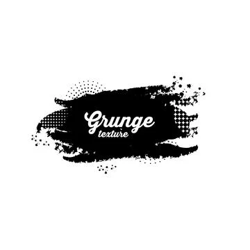 Abstract grunge halftone splatter texture vector Stock Illustration