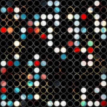 Abstract grunge light circle seamless Stock Illustration