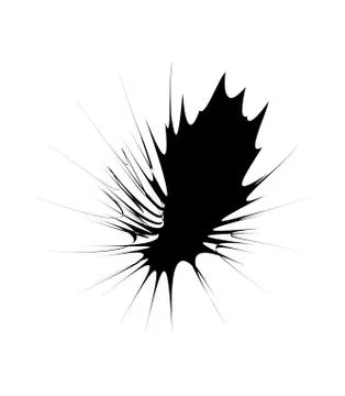 Abstract grunge mark shape Stock Illustration