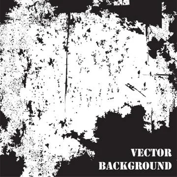 Abstract grunge painted scratched texture Stock Illustration