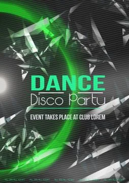 Abstract Grunge Party Template - Vector Illustration Stock Illustration