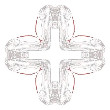 Abstract grunge pattern Illustrazione stock