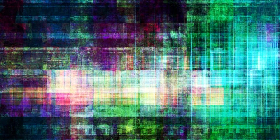 Abstract Grunge Pattern 库存插图