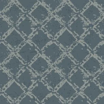 Abstract grunge seamless background with diagonal grid 스톡 일러스트