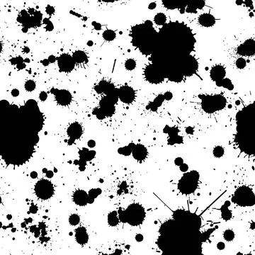 Abstract grunge seamless pattern Abstract grunge seamless pattern in black... Stock Photos