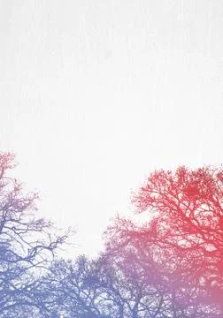 Abstract Grunge Splatter Tree Background Stock Illustration