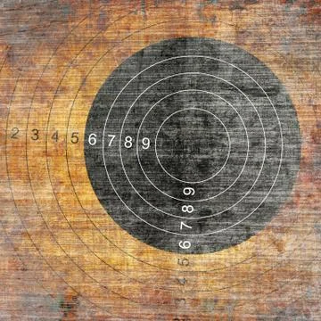 Abstract grunge target Stock Photos