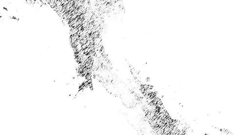 Abstract grunge texture in black and white with rough brush strokes and Stock Illustration