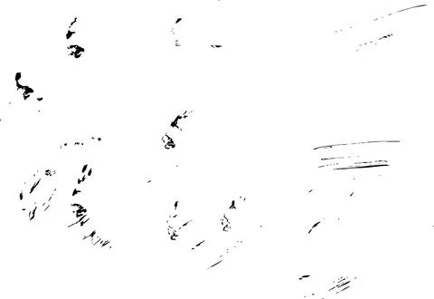 Abstract grunge texture design, black paint or ink scratches Stock Illustration
