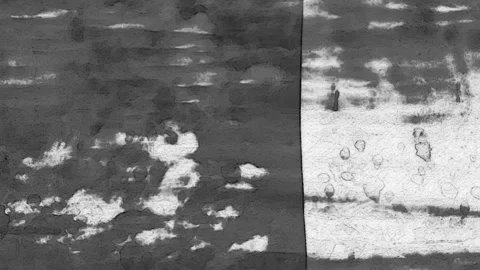 Abstract grunge texture with torn paper animation Stock Footage 346815248