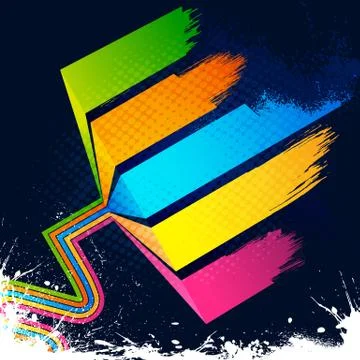 Abstract Grungy Background Stock Illustration