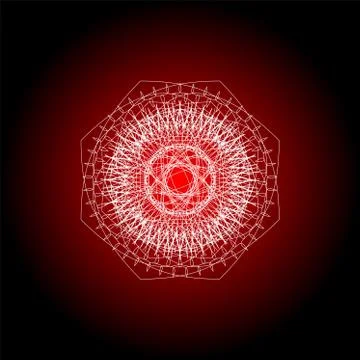 Abstract guilloche elements for diploma or certificate. abstract mandala 스톡 일러스트