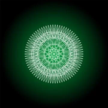 Abstract guilloche elements for diploma or certificate. abstract mandala イラスト素材