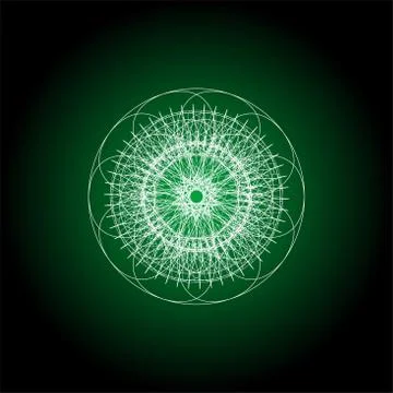 Abstract guilloche elements for diploma or certificate. abstract mandala イラスト素材