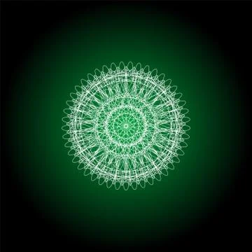 Abstract guilloche elements for diploma or certificate. abstract mandala Illustrazione stock