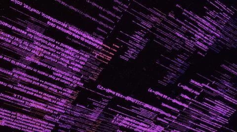 Abstract hackers attack, technology and connection concept. Animation. Endless Stockillustratie