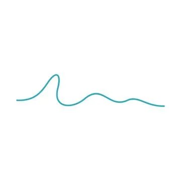 Abstract Hair Lines Vector Template Illustration Design. Vector EPS 10. Illustrazione stock