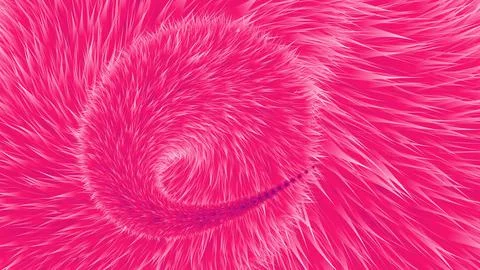 Abstract Hairy Colored Effect -  Pink Stock Illustration