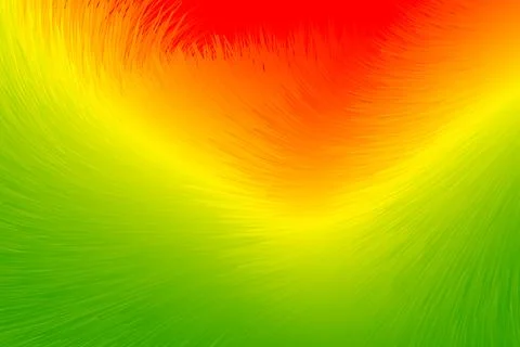 Abstract Hairy Gradient Background, Dynamic Feather Fur Texture Linear Wave.. Illustrazione stock