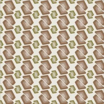 Abstract half hexagon brown and green pattern background Stock Illustration