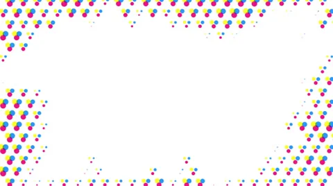 Abstract half tone frame background (loop-able) Stock Footage 38093752