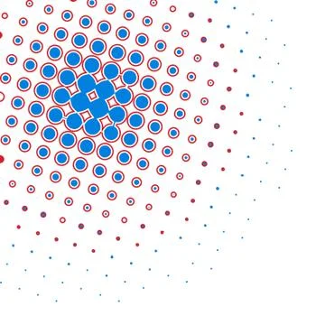 Abstract half tone Stock Illustration