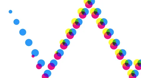 Abstract half tone transitions Stock Footage 37692032