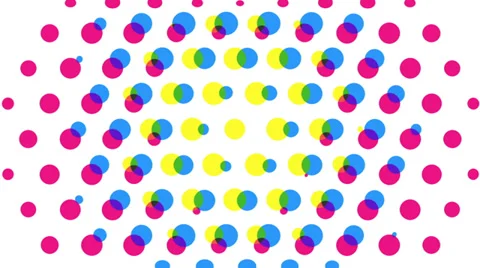 Abstract half tone transitions Stock Footage 38094251