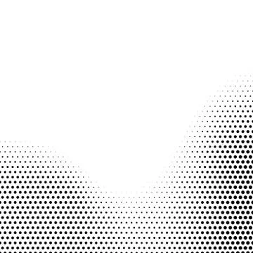 Abstract halftone background in black and white. Dotted vector pattern Stock Illustration