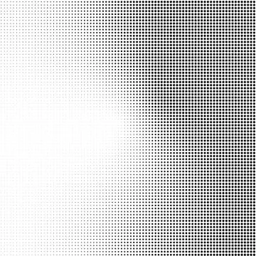 Abstract halftone background in black and white. Dotted vector pattern Illustrazione stock