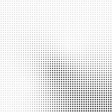 Abstract halftone background in black and white. Dotted vector pattern Stock Illustration