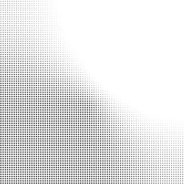 Abstract halftone background in black and white. Dotted vector pattern Stock Illustration