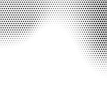 Abstract halftone background in black and white. Dotted vector pattern Stock Illustration