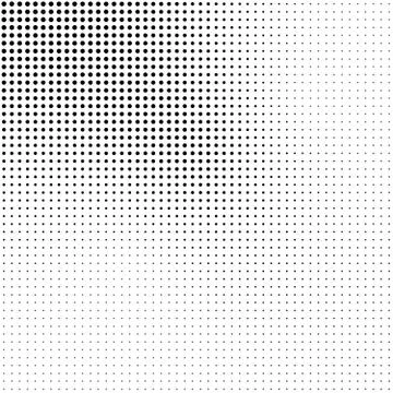 Abstract halftone background in black and white. Dotted vector pattern Stock Illustration