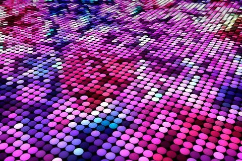 Abstract halftone background in a circles Stock Illustration