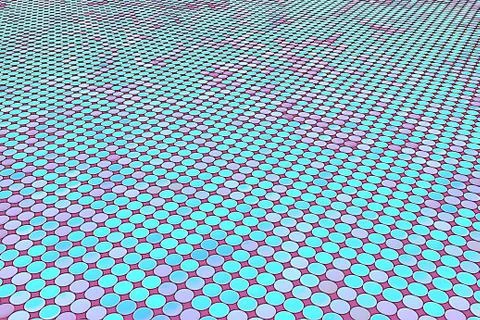 Abstract halftone background in a circles Illustrazione stock