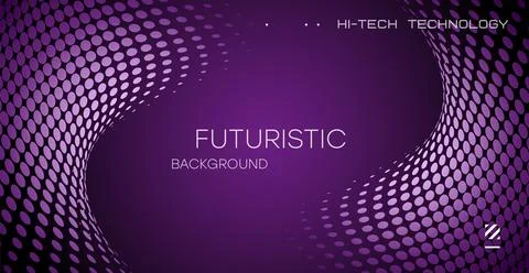 Abstract halftone background, geometric figure on a gradient background, vect Stock Illustration