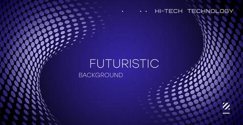 Abstract halftone background, geometric figure on a gradient background, vect Stock Illustration