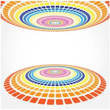 Abstract halftone background, halftone circle shape. Stock Illustration