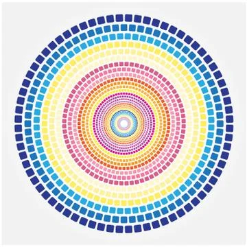 Abstract halftone background, halftone circle shape. Stock Illustration