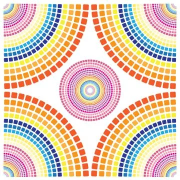 Abstract halftone background, halftone circle shape Stock Illustration